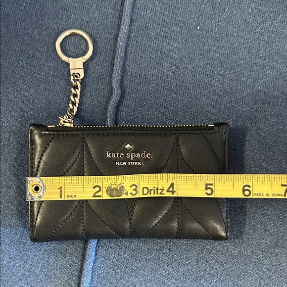 Kate Spade Black Quilted Shoulder Bag with Chain - Picture 4 of 9